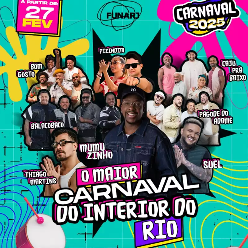 Programação Carnaval 2025 | Três Rios